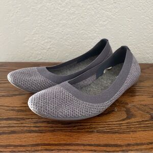 Allbirds Women's Tree Breezer Ballet Flats Gray Size 9.5